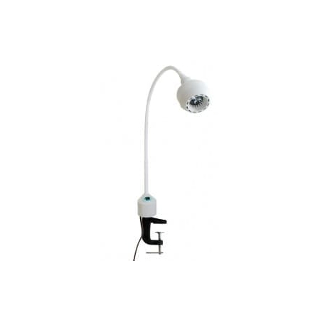 Lampa Badawczo-Zabiegowa FLH-2 LED, z mocowaniem do stolika (z dłuższą gęsią szyją, bezcieniowa)
